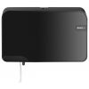 Quartz Black Duo toiletrolhouder coreless
