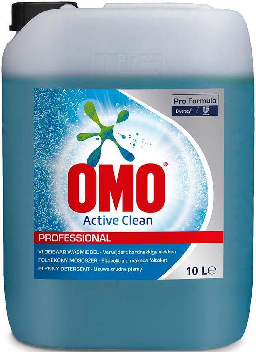 Beïnvloeden naast vat OMO Pro Formula Active Clean vloeibaar 10 liter - HYSCON Lage Landen